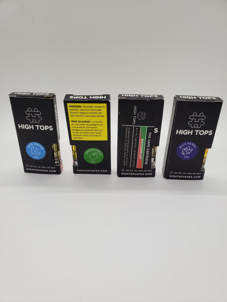 Buy High Top Vape Cartridges 1G (12 Flavors) Marijuana Online in