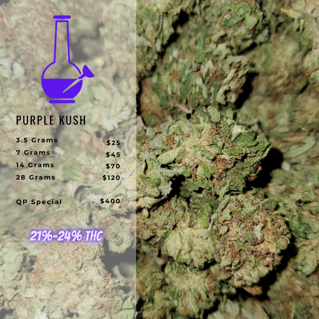 Buy Purple Kush AA+ 24 THC Marijuana Online in Canada Gourmet Grass