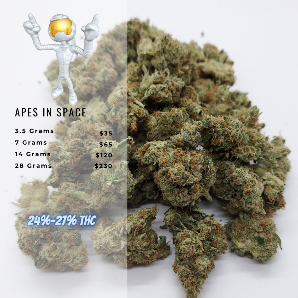 Buy Apes in Space AAAA+ (27% THC) Cannabis Online in Canada Local