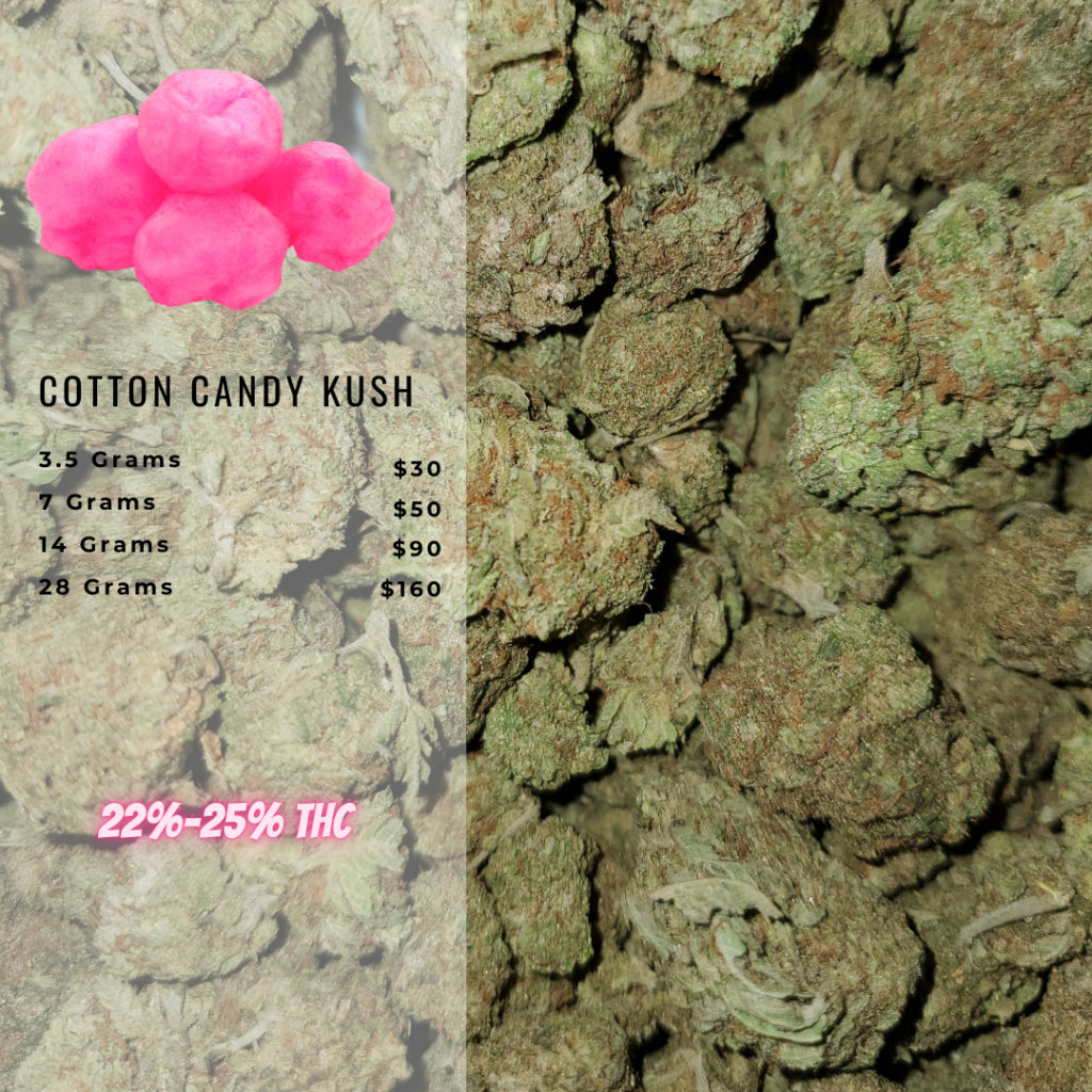 Buy Cotton Candy Kush AAA+ (25 THC) Cannabis Online in Canada Local