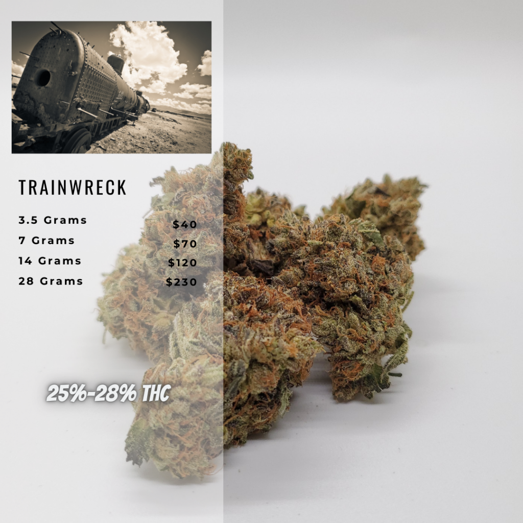 Buy Trainwreck AAAA+ (28 THC) Cannabis Online in Canada Local Delivery