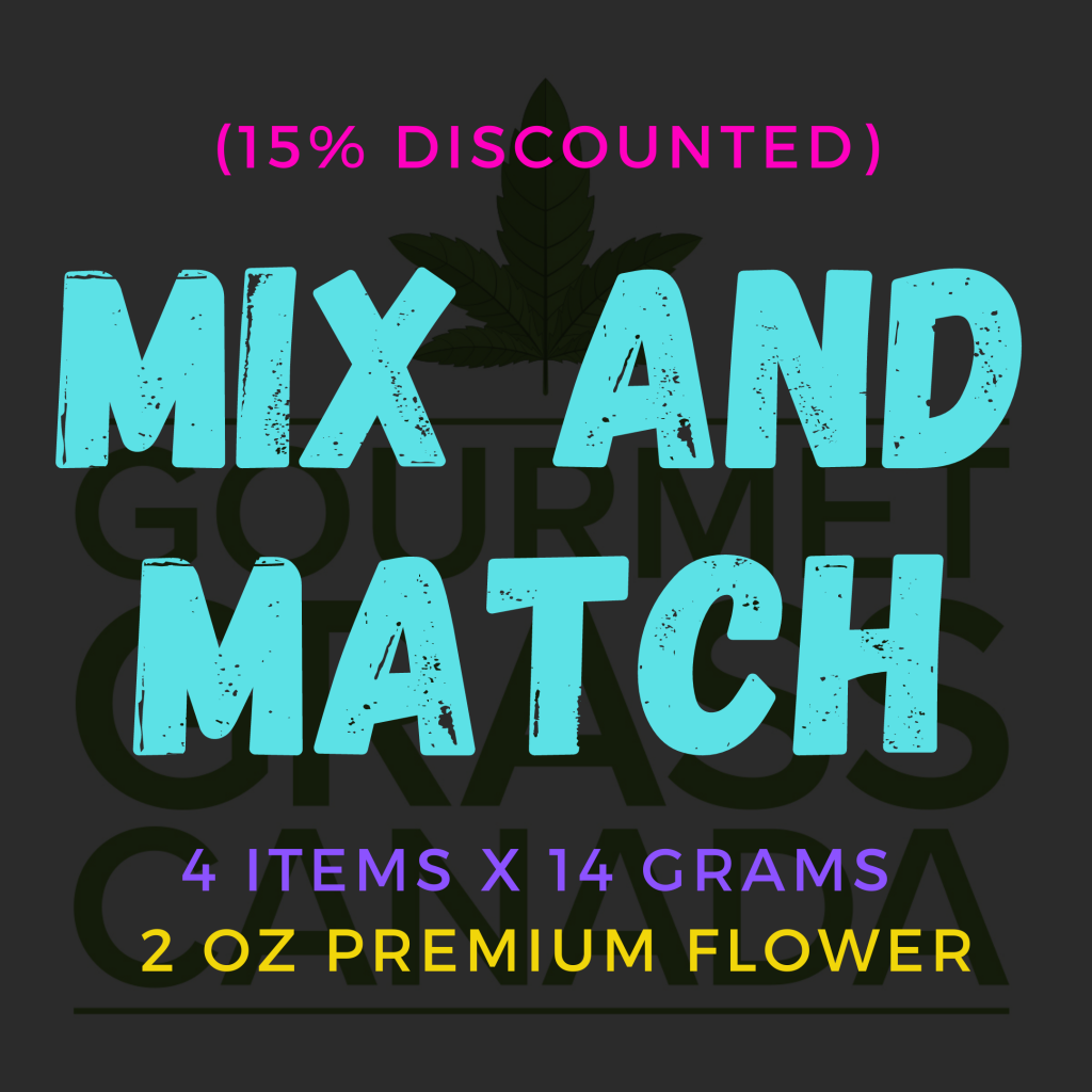 Buy 2 Oz Mix and Match (4 Halves) Marijuana Online in Canada Gourmet